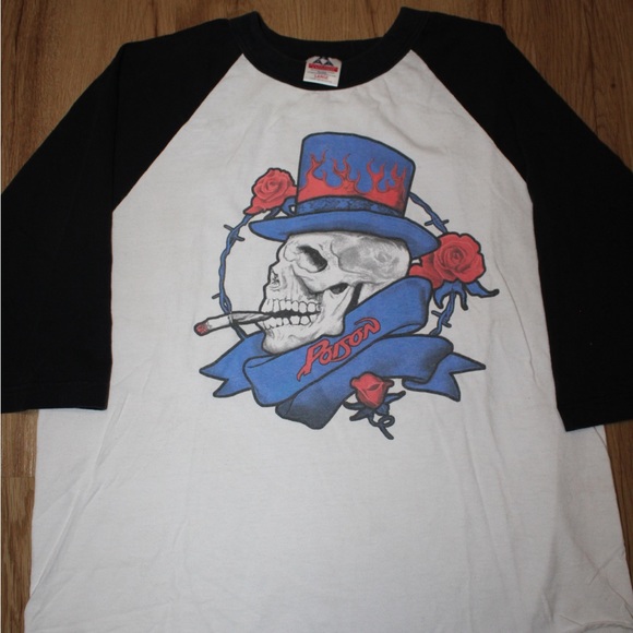 Vintage Shirts Rare Vintage Poison Band T Shirt Poshmark